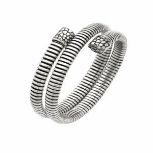 Croco Tubogas Double Bangle